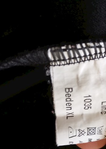 Siyah V Yakalı Fermuarlı Midi Elbise - Görsel 2