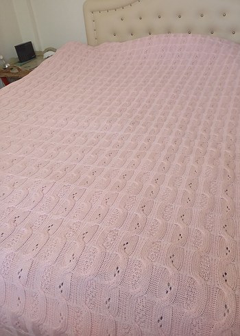 triko çift kişilik yatak örtüsü - Görsel 3