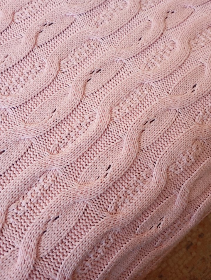 triko çift kişilik yatak örtüsü - Görsel 2