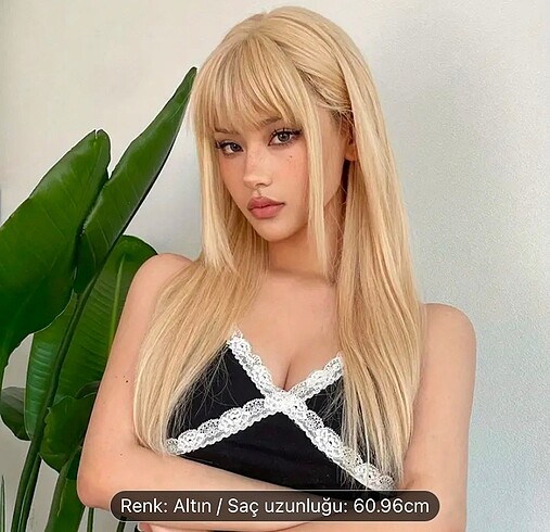 shein sarı peruk