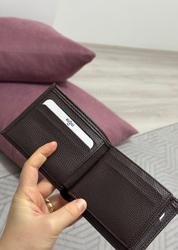 Minimalist Kahverengi Erkek Cüzdanı - Görsel 2