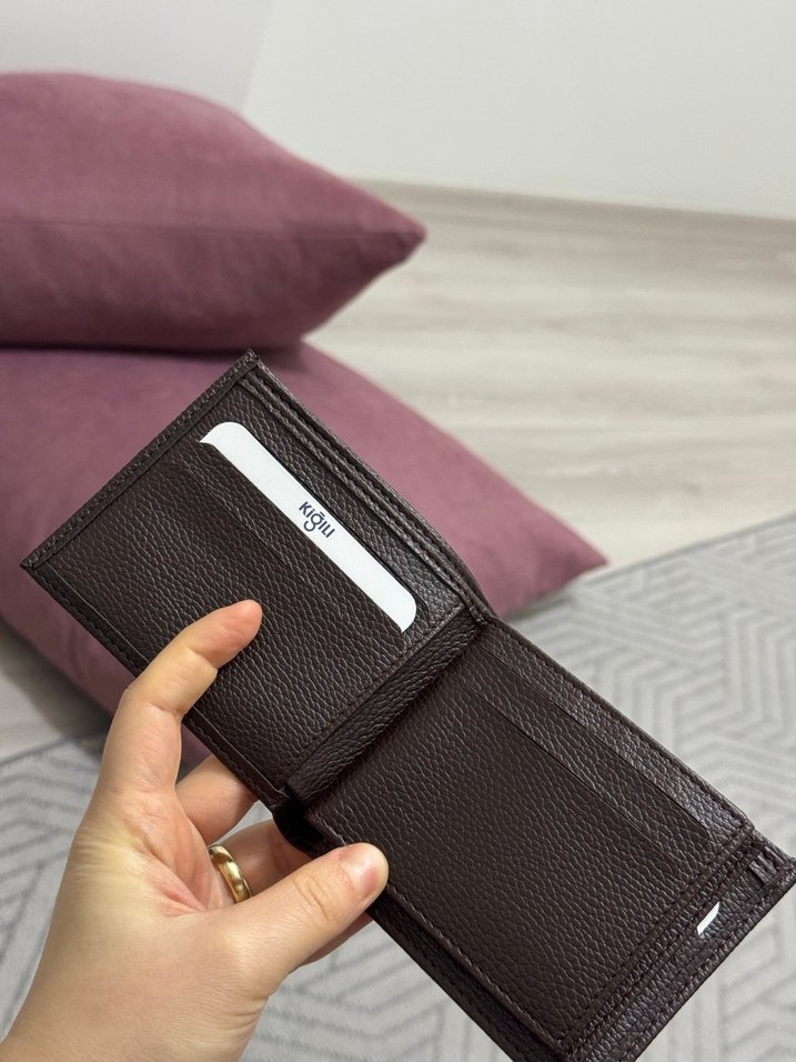 Minimalist Kahverengi Erkek Cüzdanı - Görsel 2