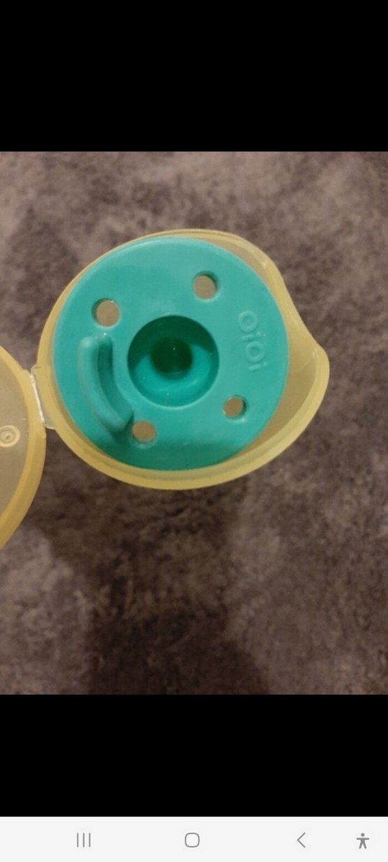 Turkuaz Emzik ve Sarı Saklama Kutusu - Görsel 2