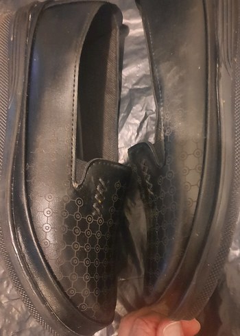 Siyah Desenli Kadın babet - Görsel 5