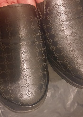 Siyah Desenli Kadın babet - Görsel 6