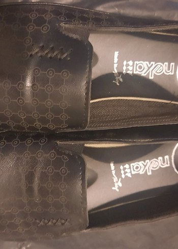 Siyah Desenli Kadın babet - Görsel 2