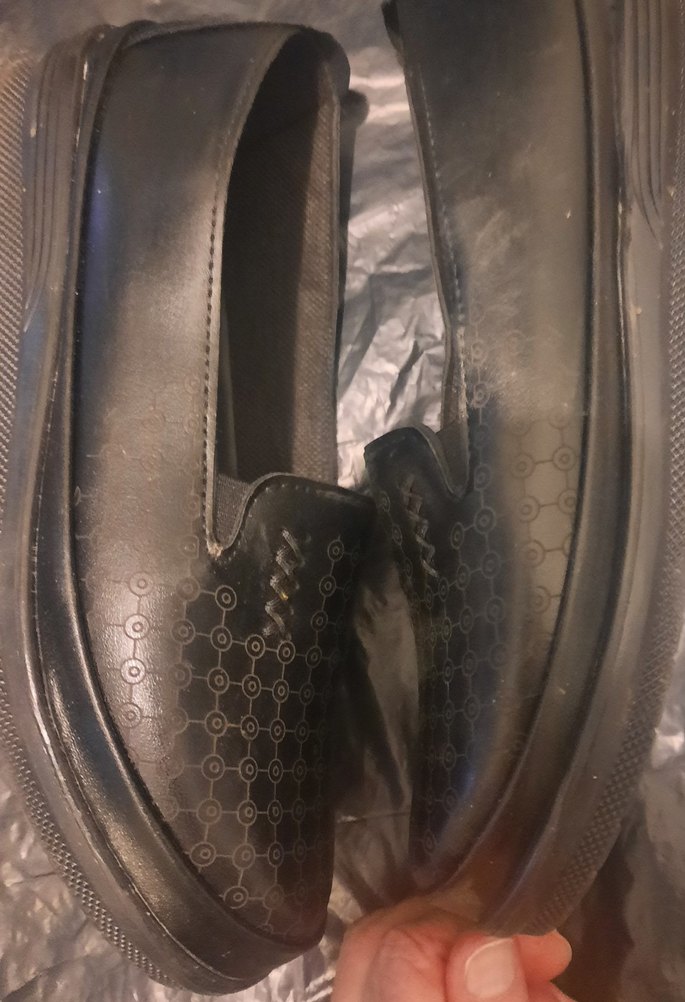 Siyah Desenli Kadın babet - Görsel 5