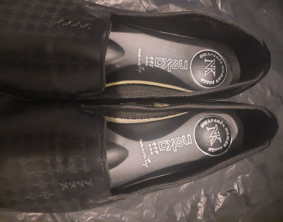 Siyah Desenli Kadın babet - Görsel 3