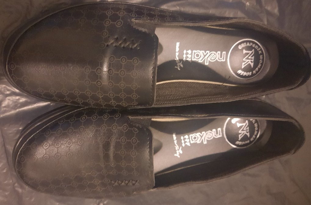 Siyah Desenli Kadın babet - Görsel 2