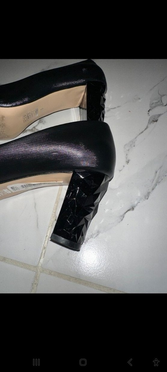 Siyah Klasik Stiletto Topuklu Kadın Ayakkabı - Görsel 5
