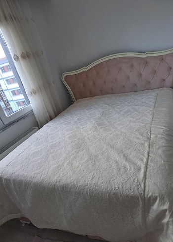 Beyaz Düz Yatak Örtüsü - Görsel 7