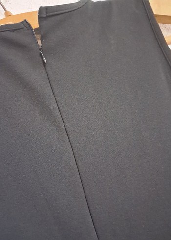 Siyah Drapeli Uzun Kadın Tulum - Görsel 7