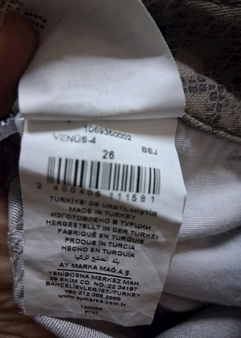 Gri Yılan Desenli Kadın Kumaş Pantolon - Görsel 12