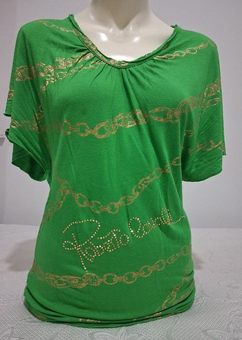 Zincir desenler Detaylı Yeşil Kadın Bluz - Görsel 7