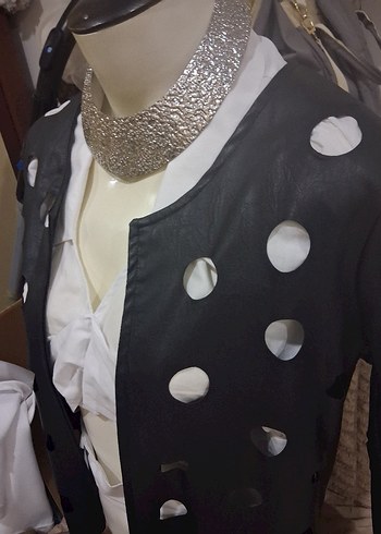 Mango marka dövme tarzında tasma gerdanlık - Görsel 11