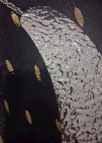 Mango marka dövme tarzında tasma gerdanlık - Görsel 9