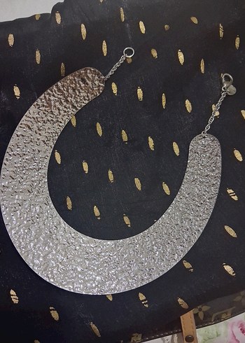 Mango marka dövme tarzında tasma gerdanlık - Görsel 10