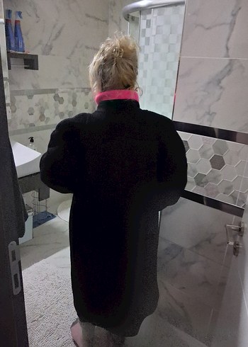 Siyah Uzun Kaban - Görsel 11