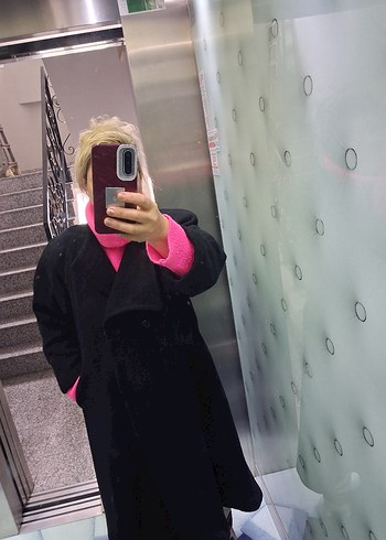 Siyah Uzun Kaban - Görsel 13