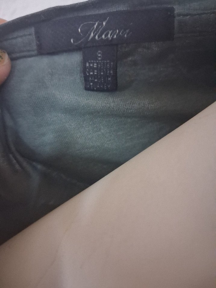 yesıl Pamuklu Kadın Tişörtü - Görsel 5