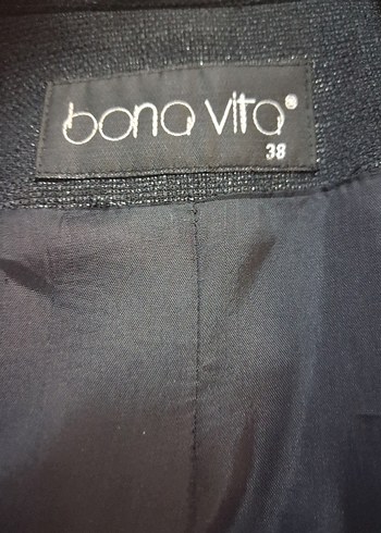 Siyah Parlak Kadın Ofis Blazeri ceket. - Görsel 8