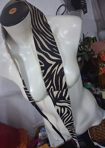 Kürk Detaylı Kahverengi Deri Kadın Kemer. - Görsel 3