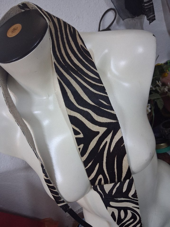 Kürk Detaylı Kahverengi Deri Kadın Kemer. - Görsel 4