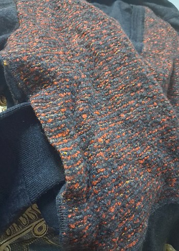 Düğmeli Siyah V Yaka Kadın Hırka mısırlı marka. - Görsel 7