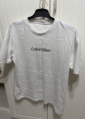 Calvin Klein Beyaz Erkek Tişört - Görsel 2