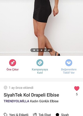 Milla elbise