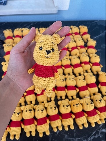 50 adet winnie the pooh sipariş