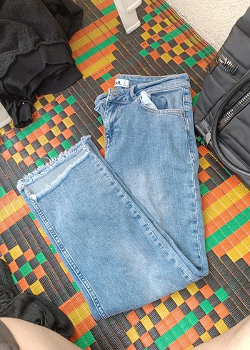 Kadın Mavi Denim Regular Fit Günlük Jean