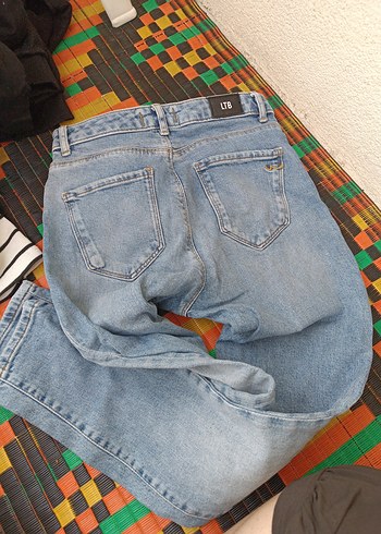 LTB Kadın Renkli Bağlamalı Regular Fit Denim Pantolon