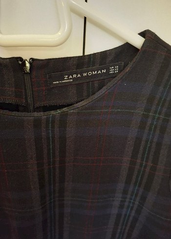 Kadın Ekoseli Midi Elbise - Görsel 2