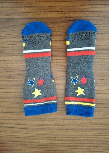 Çocuk Renkli Baskılı Çorap - Görsel 2