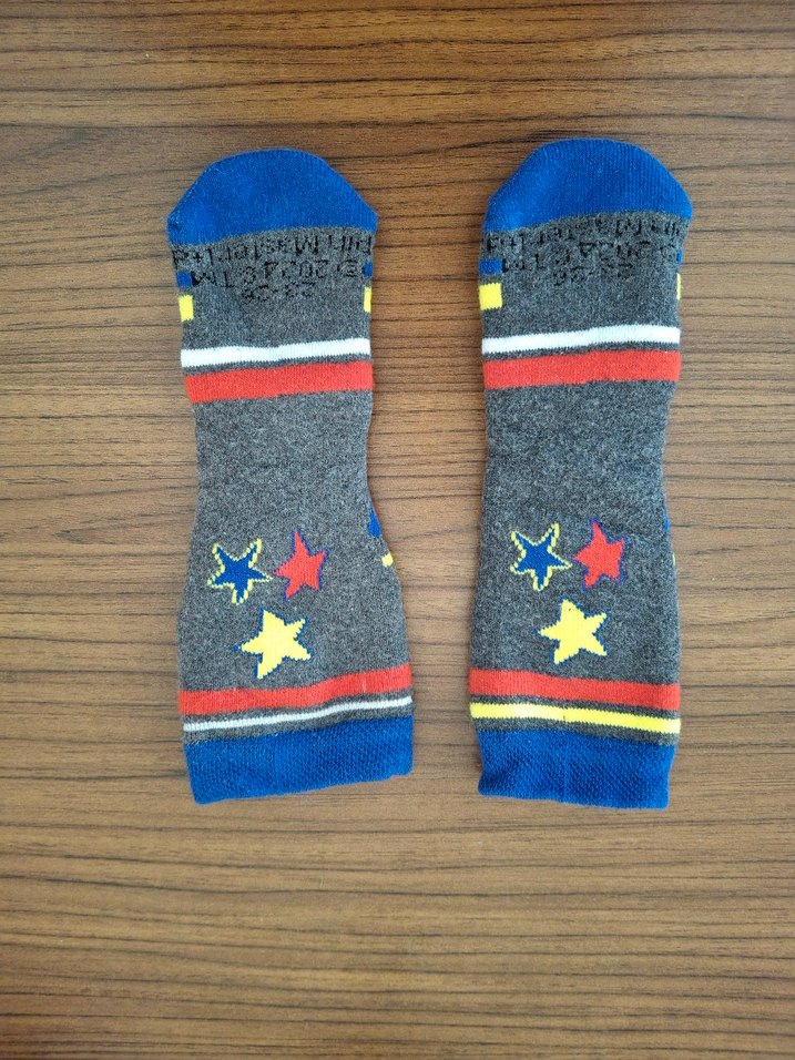 Çocuk Renkli Baskılı Çorap - Görsel 2