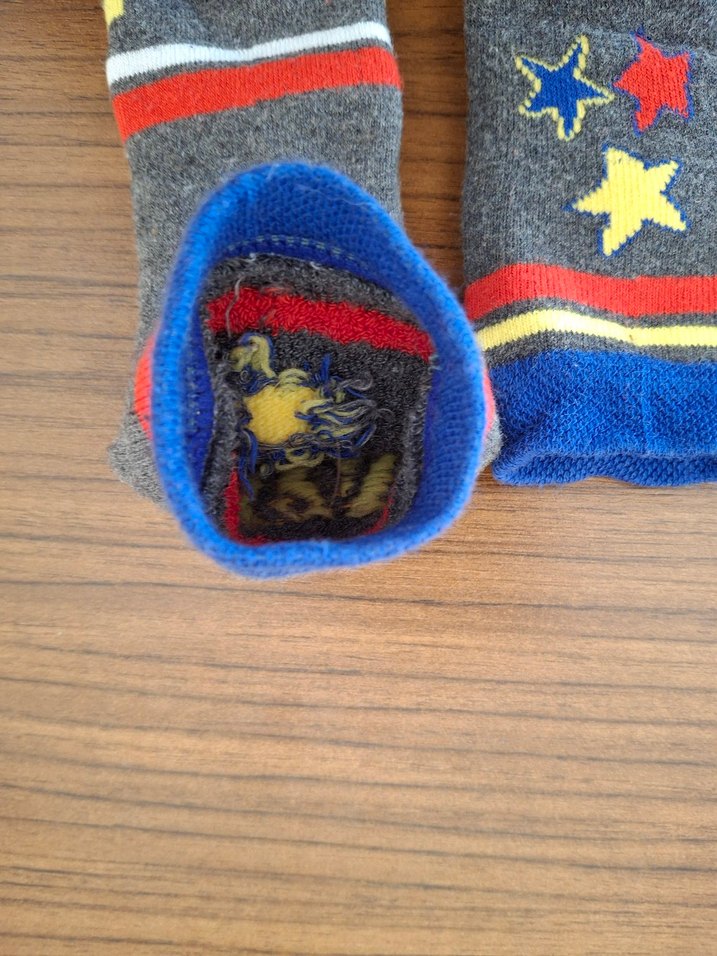 Çocuk Renkli Baskılı Çorap - Görsel 3