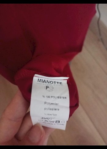 Bordo Siyah Kısa Kollu Payetli Kadın Bluz - Görsel 5