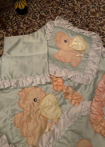 Nakışlı Çok Renkli Bebek Takımı - Görsel 2