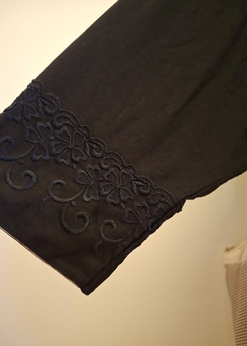 Siyah Kadın İkili Takım Sabahlık ve Gecelik - Görsel 6