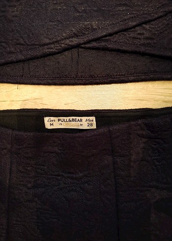 Siyah Kabartma Desenli İkili Takım - Görsel 7