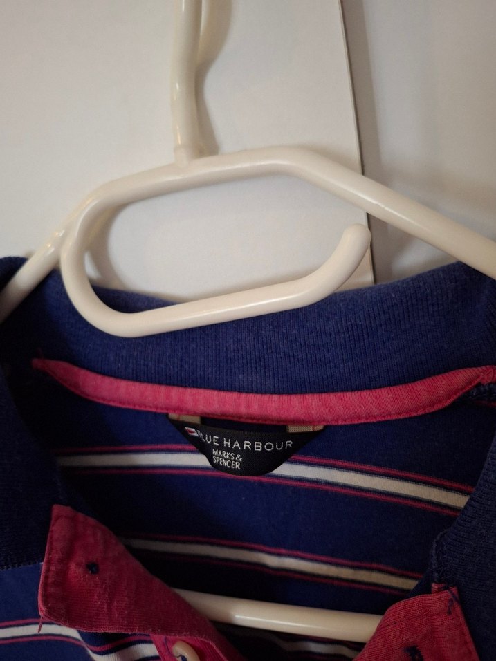 Düğmeli Mavi Erkek Polo Tişört - Görsel 5