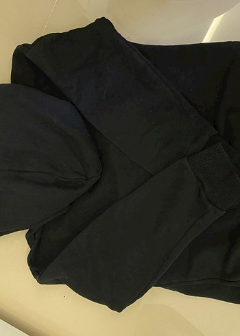 Kapüşonlu, Siyah Erkek Çocuk İkili Takım - Görsel 6