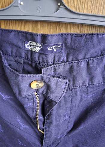 30 Beden Erkek Lacivert Denim Kısa Şort