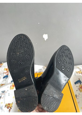 Yağmur çizmesi Siyah Tokalı Kadın Lastik Bot - Görsel 4