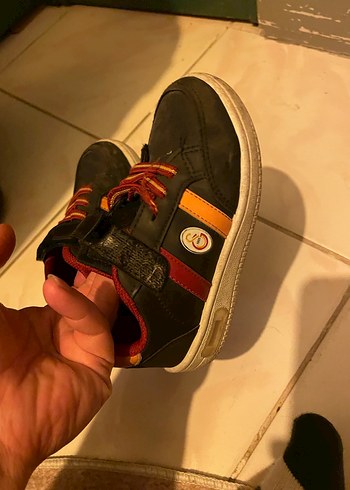 Işıklı Erkek  Çocuk Kırmızı Spor Ayakkabı Velcro - Görsel 12