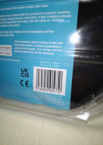 Yetişkin Şnorkel Maskesi ve Dalış Gözlüğü - Görsel 3