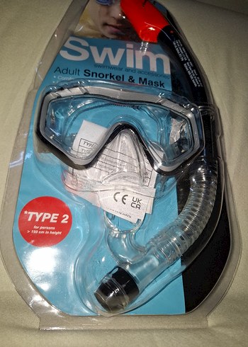 Yetişkin Şnorkel Maskesi ve Dalış Gözlüğü - Görsel 4