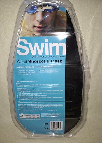 Yetişkin Şnorkel Maskesi ve Dalış Gözlüğü - Görsel 2