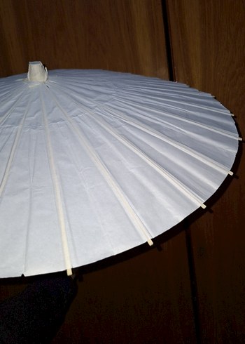 Bej Katlanabilir Ahşap ŞEMSİYE - Görsel 6